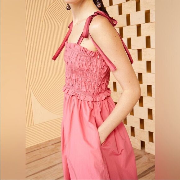 Ulla Johnson Akshara Dress in Honeysuckle - Picture 2 of 6